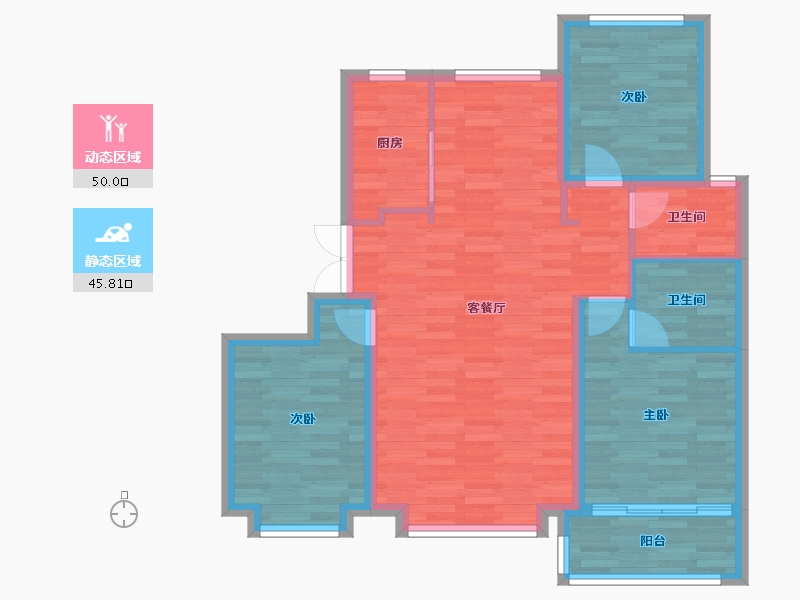 河北省-沧州市-玉玺台-86.14-户型库-动静分区