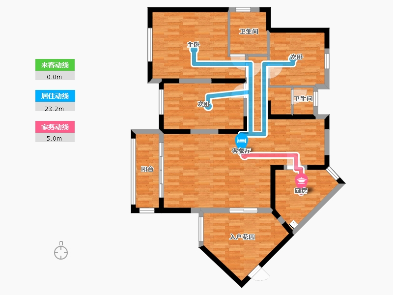 湖南省-长沙市-怡海星城-100.82-户型库-动静线