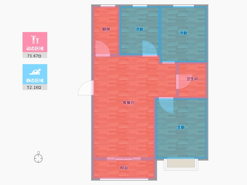 山西省-吕梁市-棚户区改造安置-114.53-户型库-动静分区