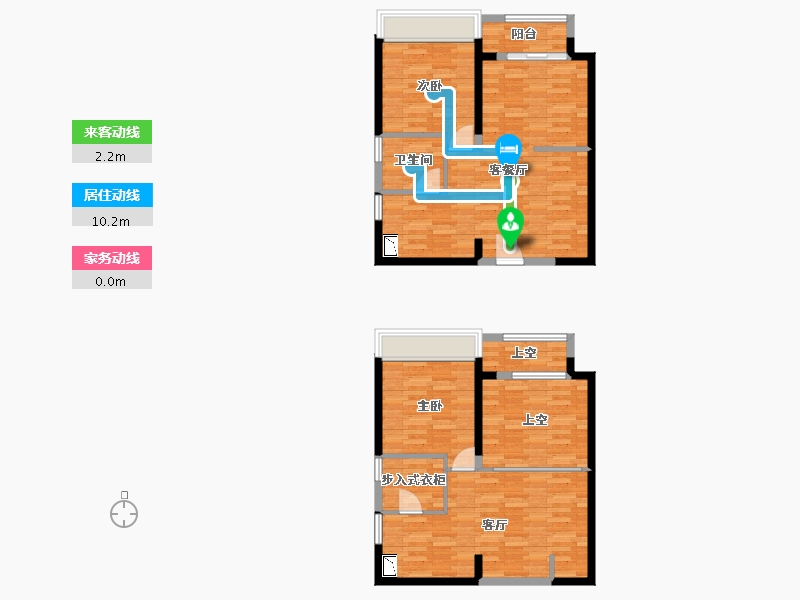 海南省-海口市-碧桂园-99.68-户型库-动静线