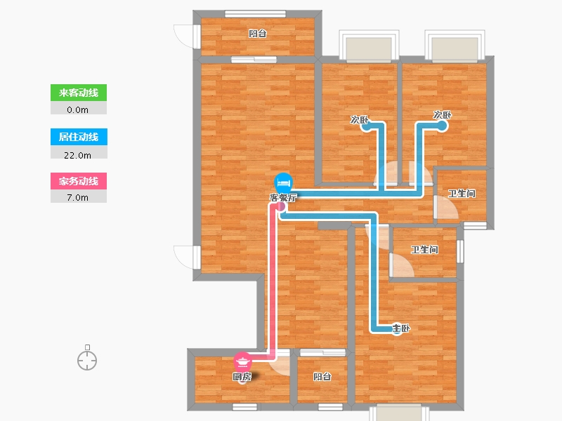 福建省-泉州市-源昌中央领御-95.70-户型库-动静线