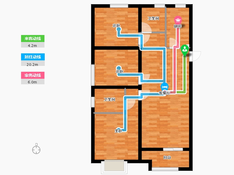 河北省-保定市-悦澜湾-80.99-户型库-动静线