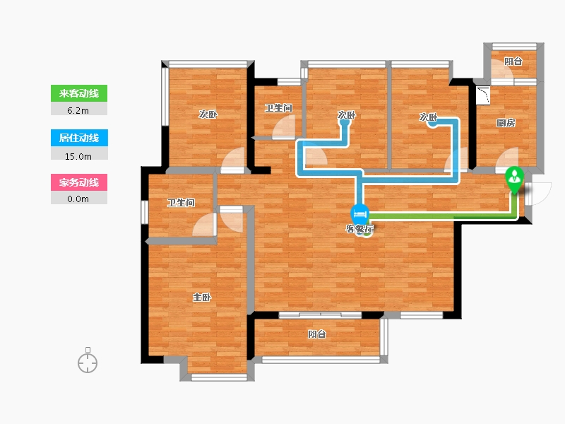 广西壮族自治区-柳州市-融创·九棠府-102.28-户型库-动静线