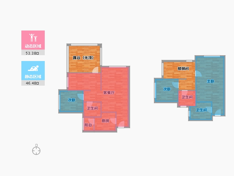 四川省-成都市-南湖逸家-115.44-户型库-动静分区