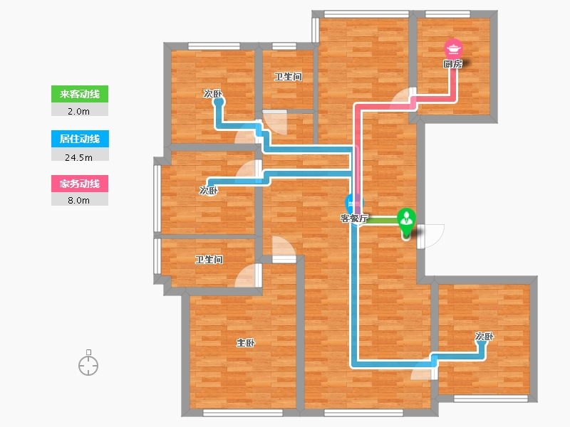 江苏省-连云港市-祥生苍梧春晓苑-110.33-户型库-动静线