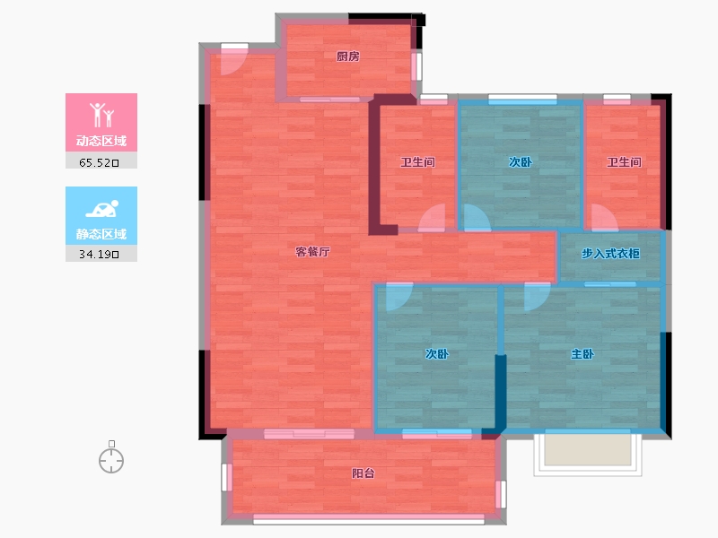 福建省-莆田市-云悦壹号-89.99-户型库-动静分区