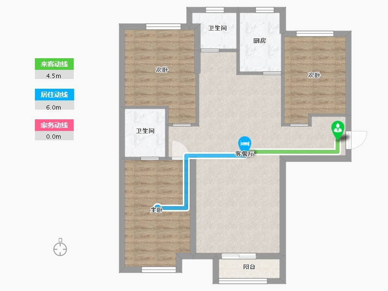 河北省-保定市-向阳88号-82.49-户型库-动静线