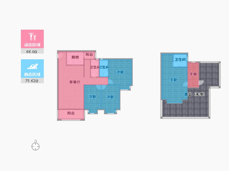 广东省-广州市-大岗兴业花园-166.04-户型库-动静分区