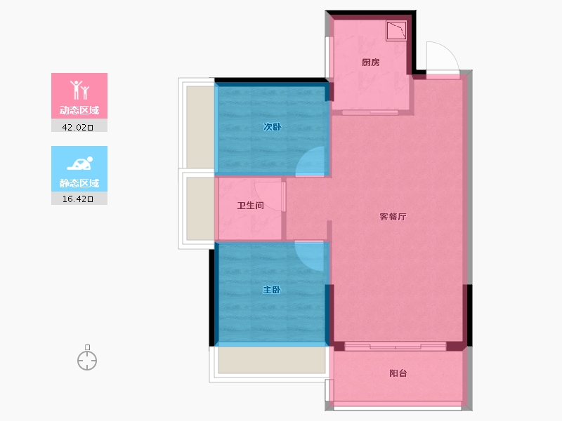 广西壮族自治区-桂林市-大龙城-52.37-户型库-动静分区