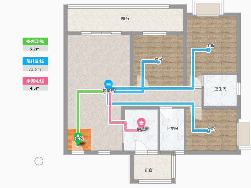 广西壮族自治区-南宁市-凯业花园-98.51-户型库-动静线