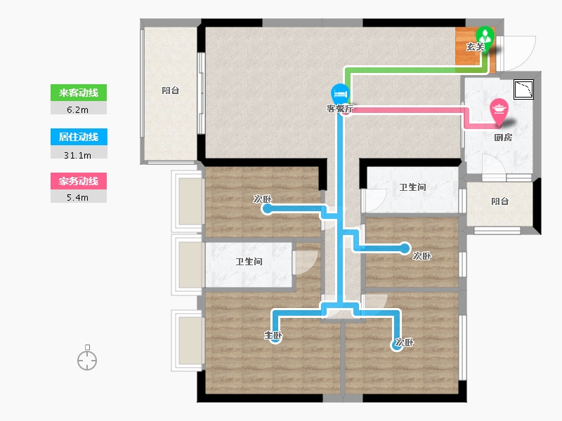 广东省-汕尾市-汇龙豪庭-112.41-户型库-动静线