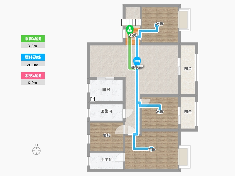 甘肃省-武威市-碧桂园-101.39-户型库-动静线