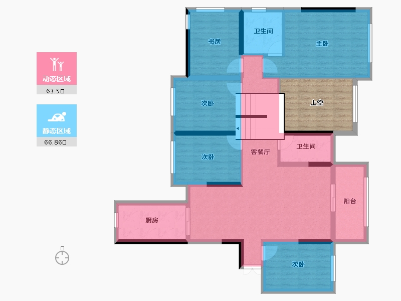 广西壮族自治区-玉林市-盛邦国际-127.55-户型库-动静分区