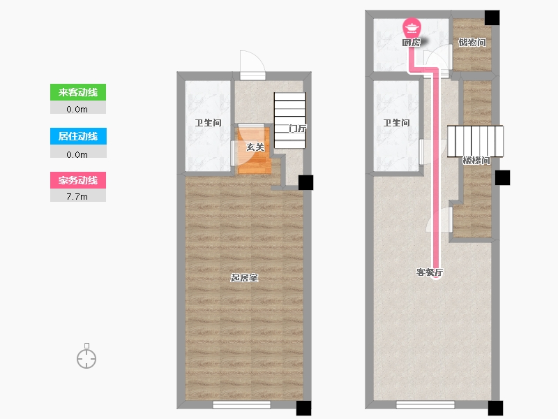 四川省-成都市-威高诚园-76.47-户型库-动静线