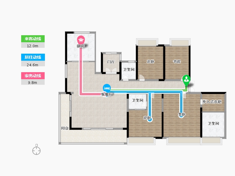 江苏省-盐城市-兴邦·中央公园-242.00-户型库-动静线