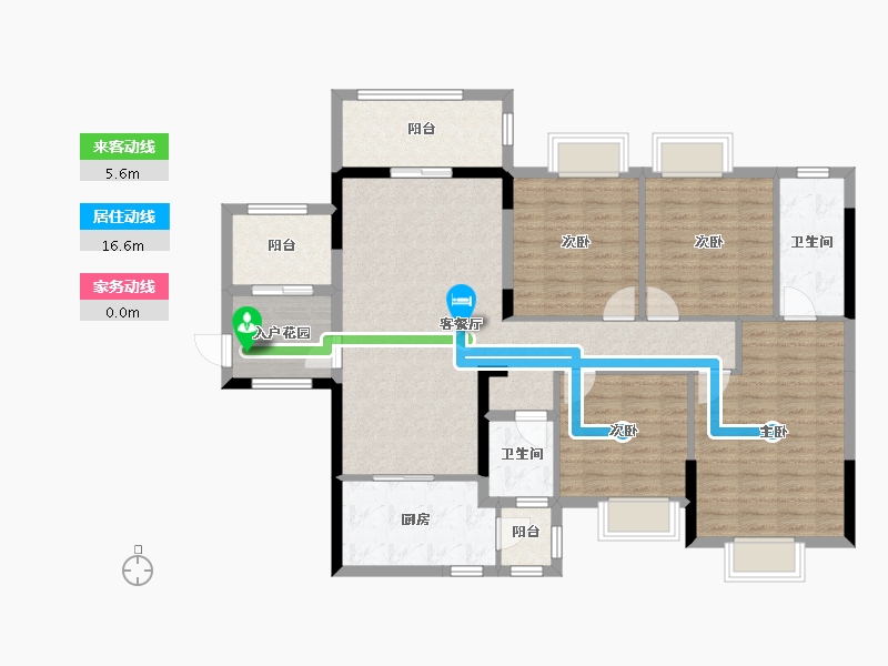 广西壮族自治区-玉林市-荣顾购物公园-121.15-户型库-动静线