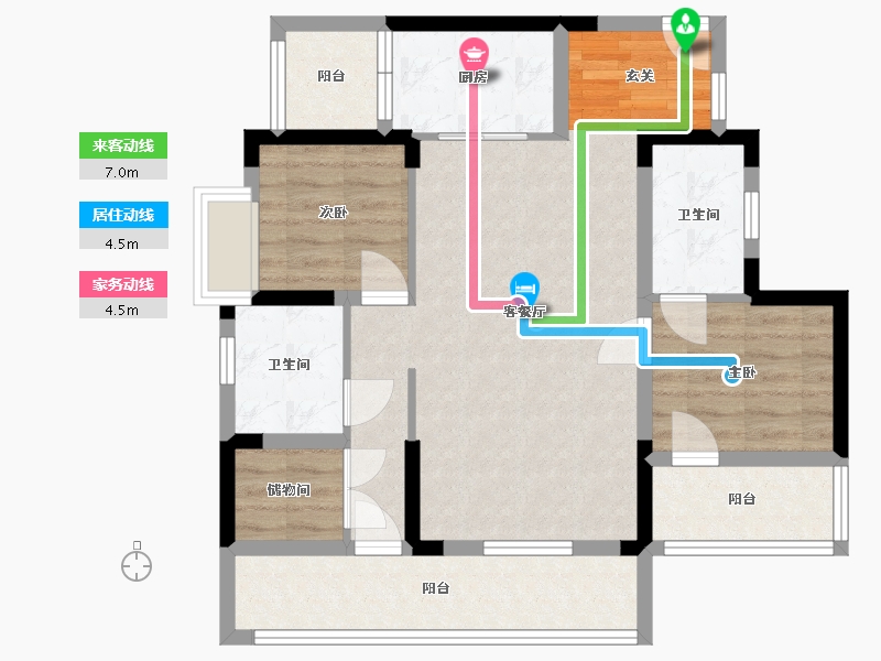 四川省-成都市-和瑞锦府-79.15-户型库-动静线