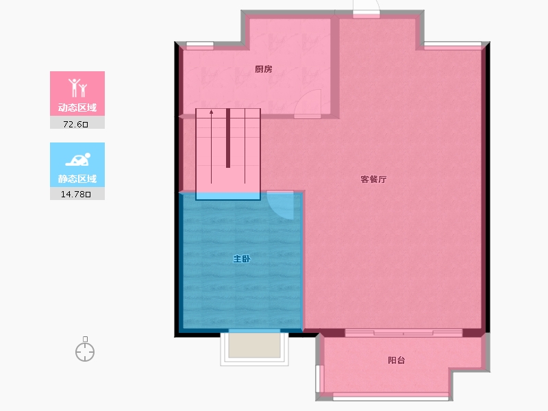 福建省-莆田市-正荣白棠云麓-80.73-户型库-动静分区