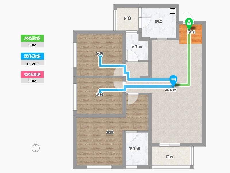 四川省-成都市-保利时代-87.01-户型库-动静线