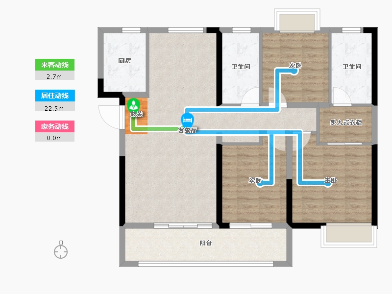 湖北省-武汉市-�吃没�府-101.60-户型库-动静线