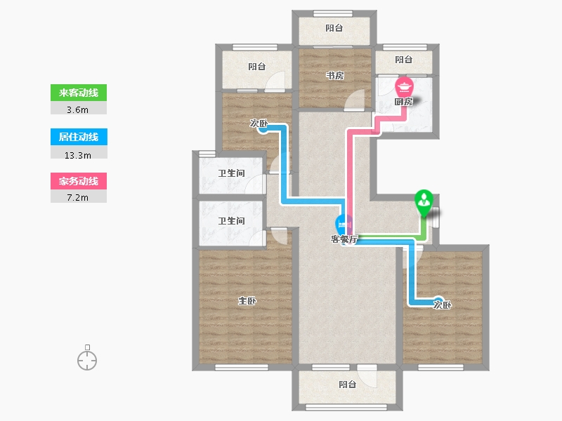 河北省-廊坊市-国瑞生态城-107.94-户型库-动静线