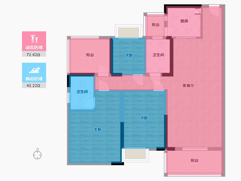 广西壮族自治区-玉林市-玉林奥园康城-103.08-户型库-动静分区