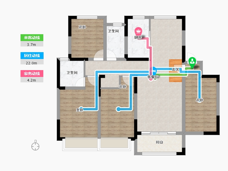 河南省-驻马店市-嘉园名都-100.01-户型库-动静线