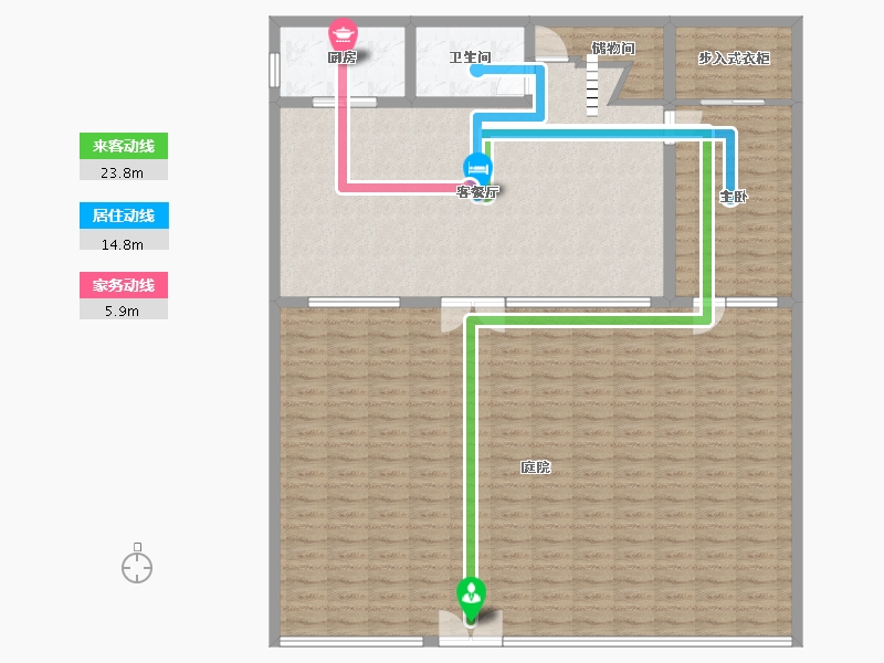 河北省-石家庄市-龙湖天宸原著-167.58-户型库-动静线