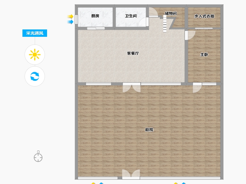 河北省-石家庄市-龙湖天宸原著-167.58-户型库-采光通风