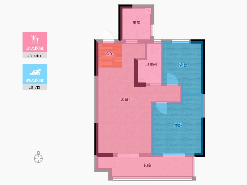 广西壮族自治区-北海市-北投观海湾-56.00-户型库-动静分区