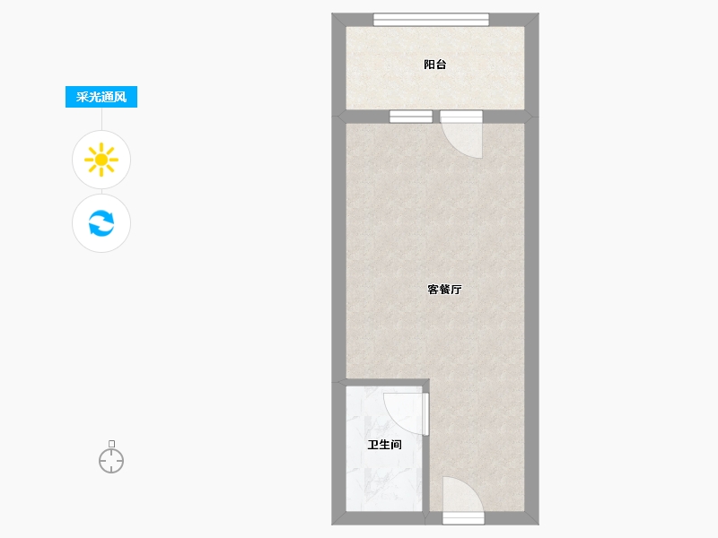 北京-北京市-龙湖长城原著2期-29.65-户型库-采光通风