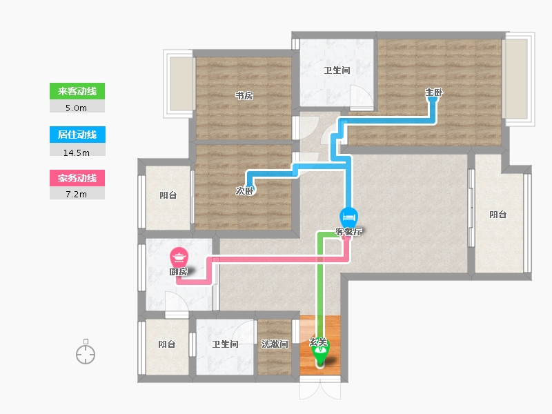 河南省-漯河市-泰威中央公园-98.48-户型库-动静线