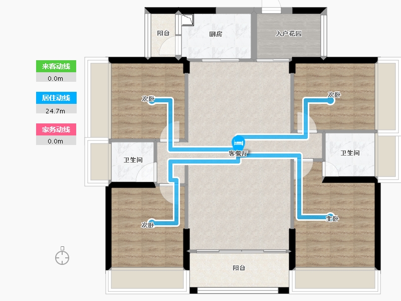 湖南省-常德市-滨江中心城-100.47-户型库-动静线