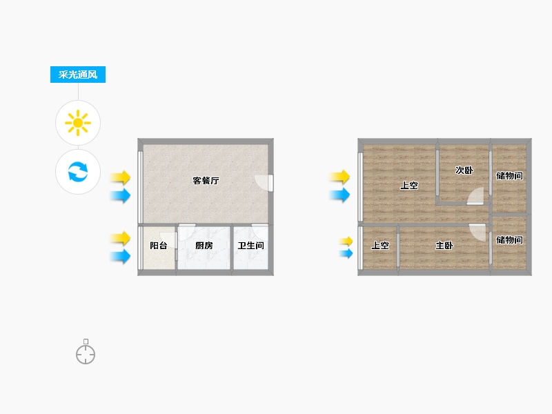 广东省-广州市-君林天下-77.07-户型库-采光通风