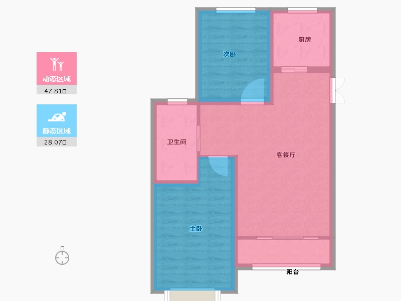 山东省-聊城市-康寿村-68.00-户型库-动静分区