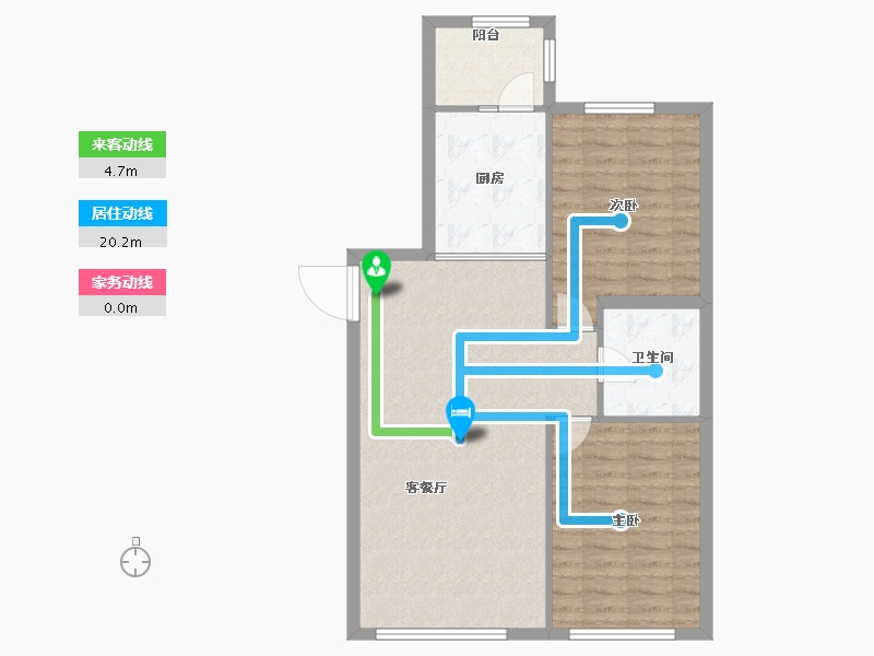 黑龙江省-哈尔滨市-龙湾园著-79.99-户型库-动静线