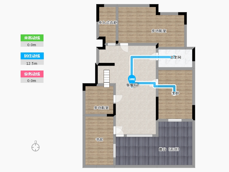 吉林省-长春市-金地江山�L�A-138.76-户型库-动静线