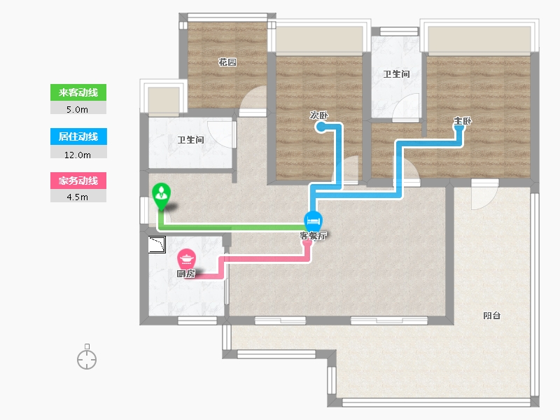 青海省-海南藏族自治州-金地・海南自在城-95.37-户型库-动静线