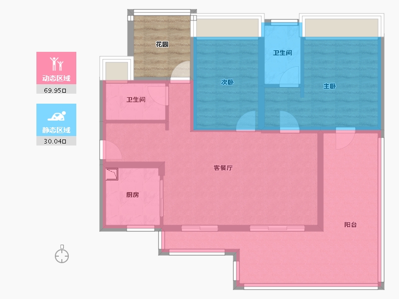 青海省-海南藏族自治州-金地・海南自在城-95.37-户型库-动静分区