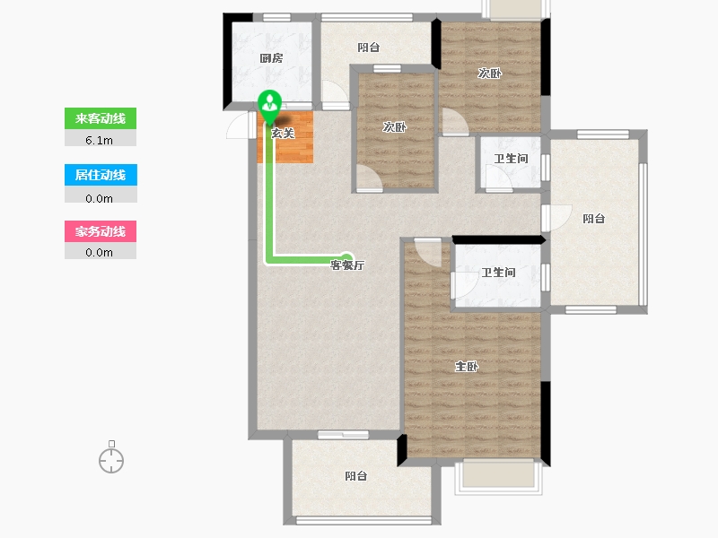 广东省-惠州市-锦绣一品-121.18-户型库-动静线