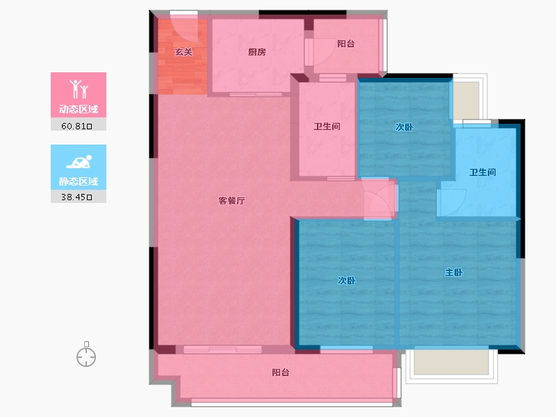 广西壮族自治区-钦州市-敏捷・珑�h湾-89.19-户型库-动静分区