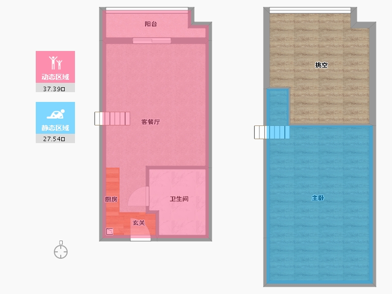 江西省-宜春市-东投・明月里-74.00-户型库-动静分区