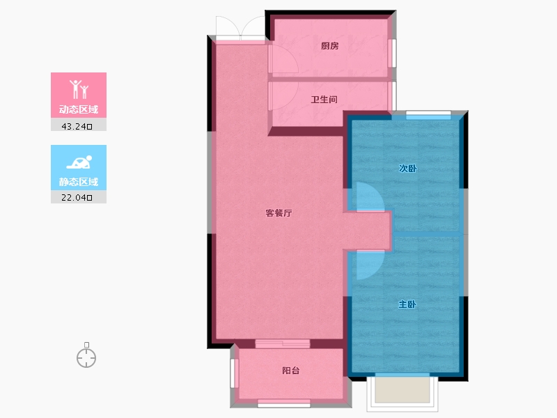 河北省-石家庄市-赵县-57.95-户型库-动静分区