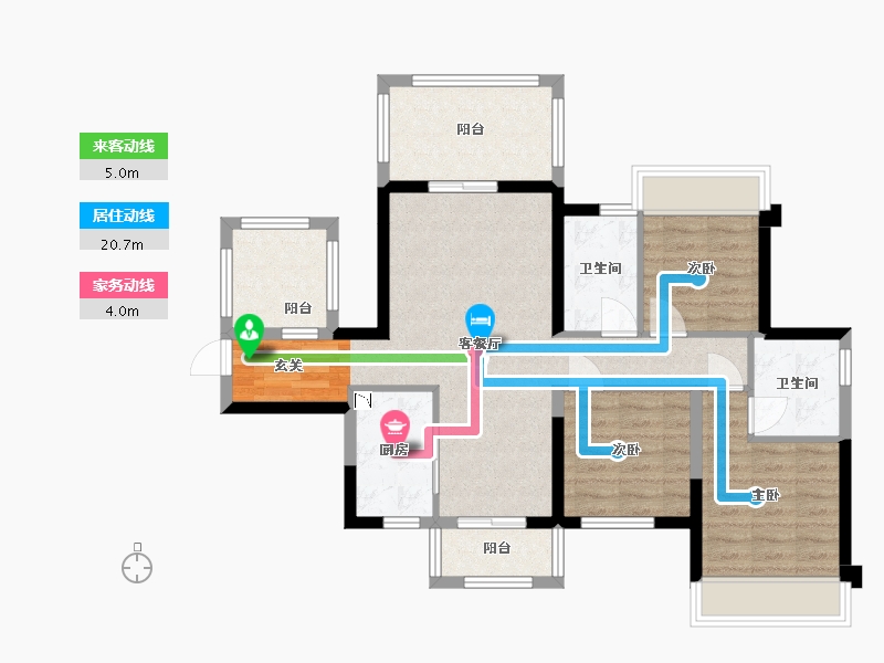 广西壮族自治区-南宁市-中建邕和府-83.24-户型库-动静线