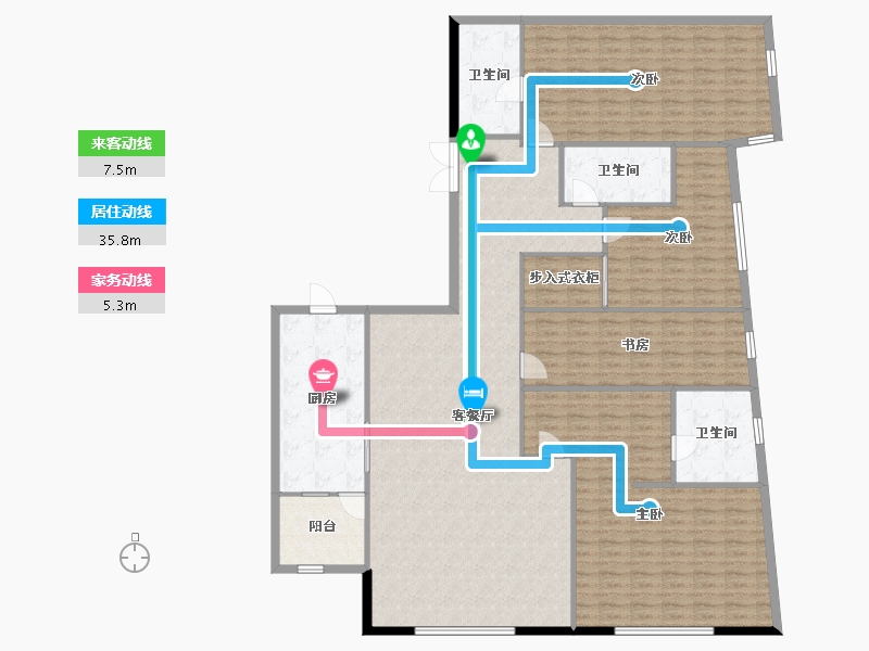 四川省-成都市-复地金融岛-198.71-户型库-动静线