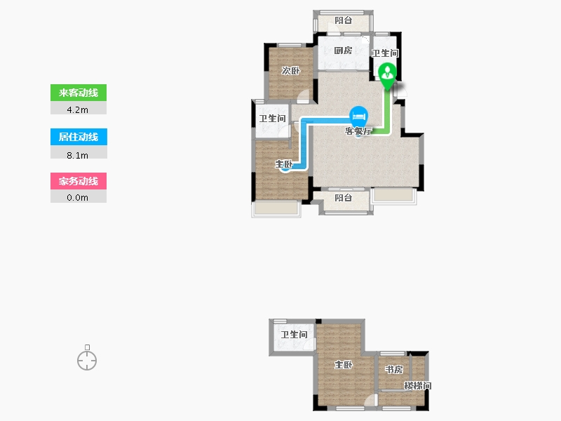 四川省-成都市-领地天府�m台-116.64-户型库-动静线