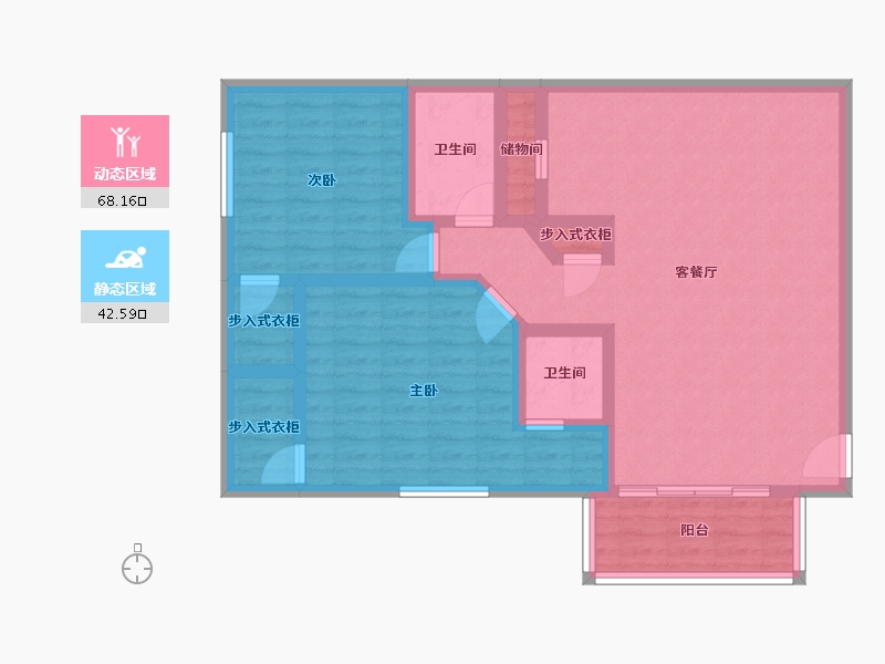 California-San Bernardino-Quailpointe Apartments-98.45-户型库-动静分区