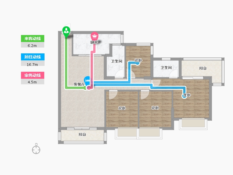 福建省-福州市-世欧王庄-96.51-户型库-动静线