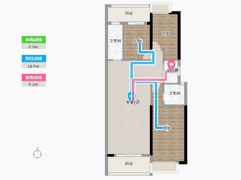 广东省-汕头市-南洋珠池路项目-94.20-户型库-动静线