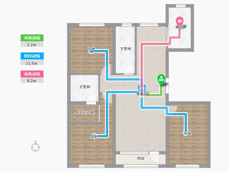 黑龙江省-绥化市-龙悦世家-99.22-户型库-动静线